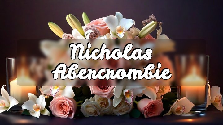 Nicholas Abercrombie, Amelia, Ohio