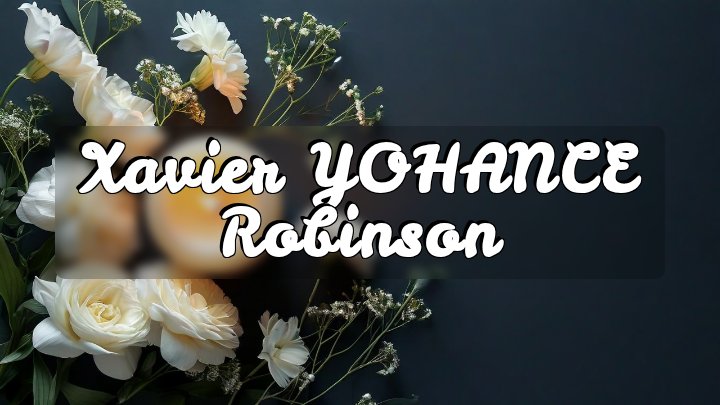 Xavier YOHANCE Robinson, Dallas, Texas